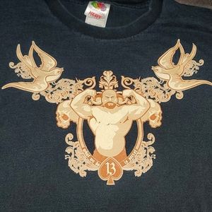 BodyBuilder Graphic T Size XL Black